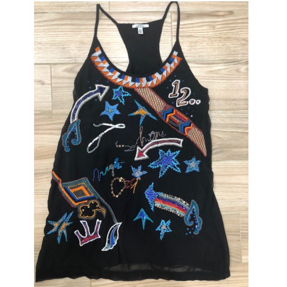 Zara embellished tank dress